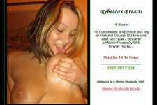 Cum on Rebecca's Breasts!